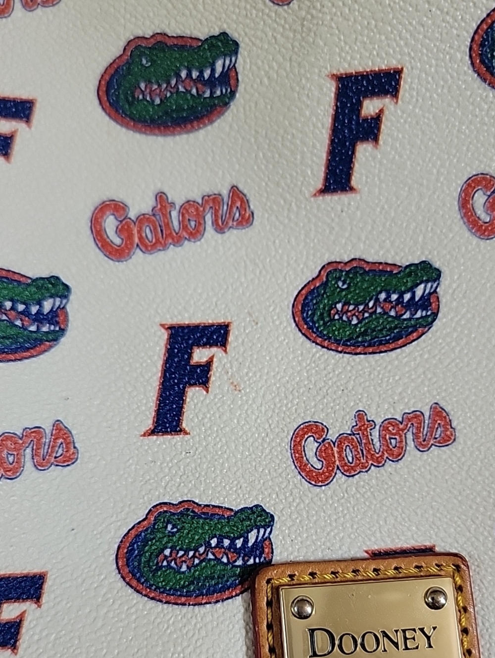 Dooney & Bourke Florida Gators Hobo Bag with Tan Trim - Picture 5 of 17